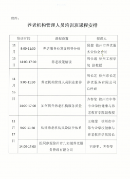 2018年社会培训通知、计划、统计表、花名册等过程材料